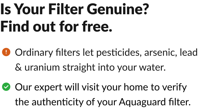 Is Your Filter Genuine? Find out for free.