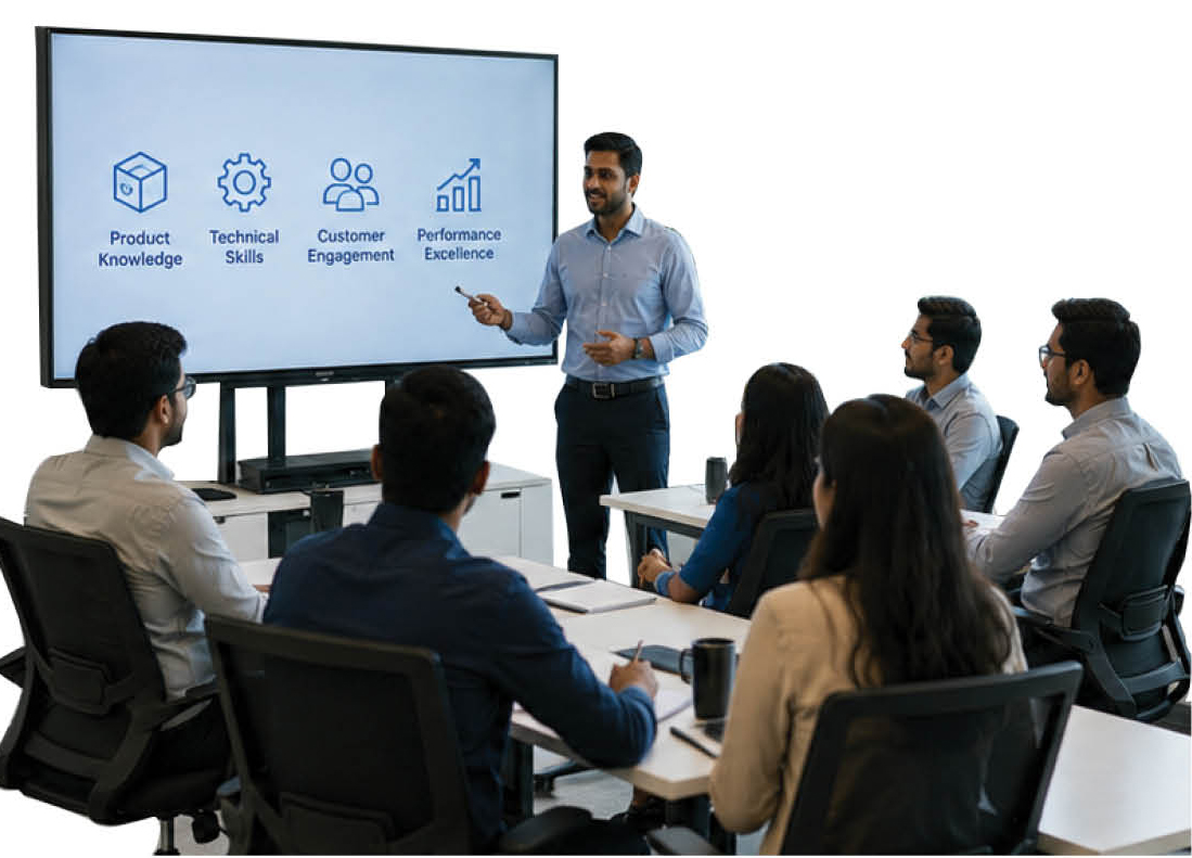 Learning and development session in progress
