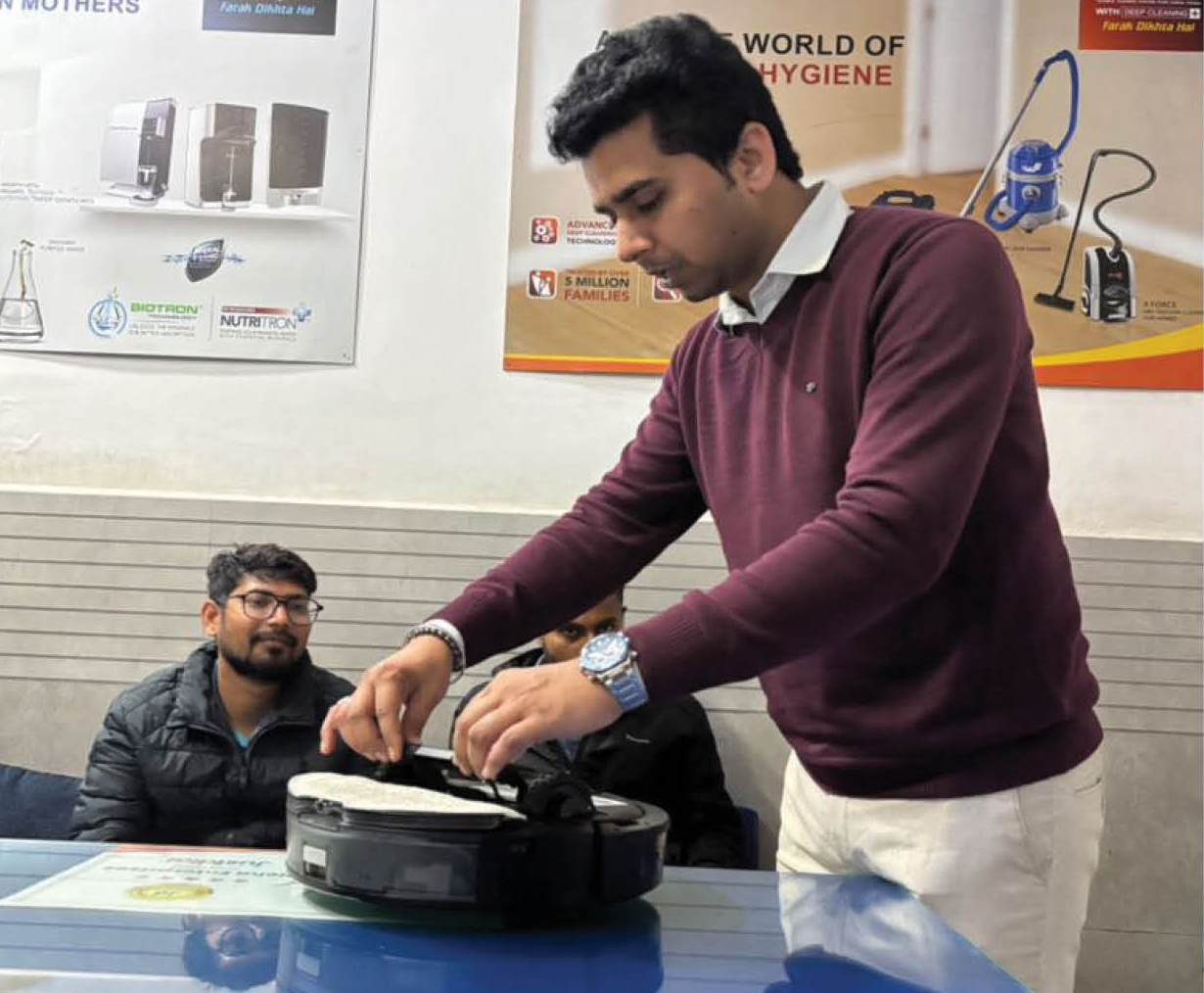 Robotics capability training in progress